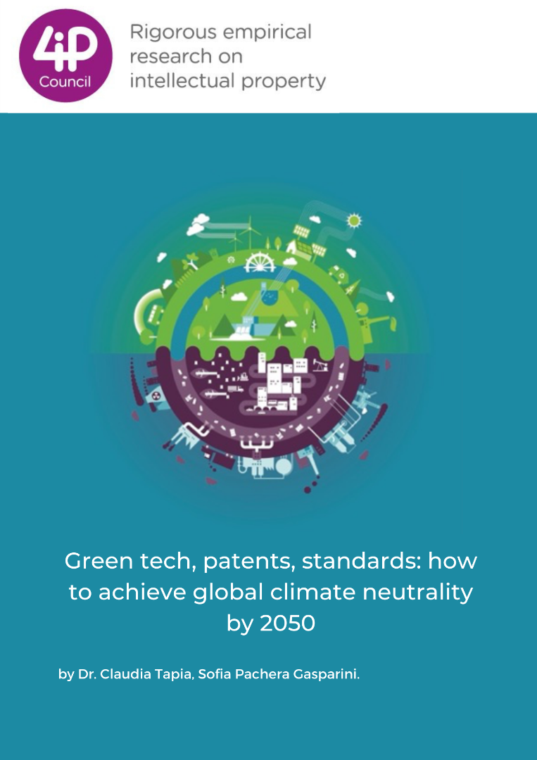 Green tech, patents, standards: how to achieve global climate neutrality by 2050