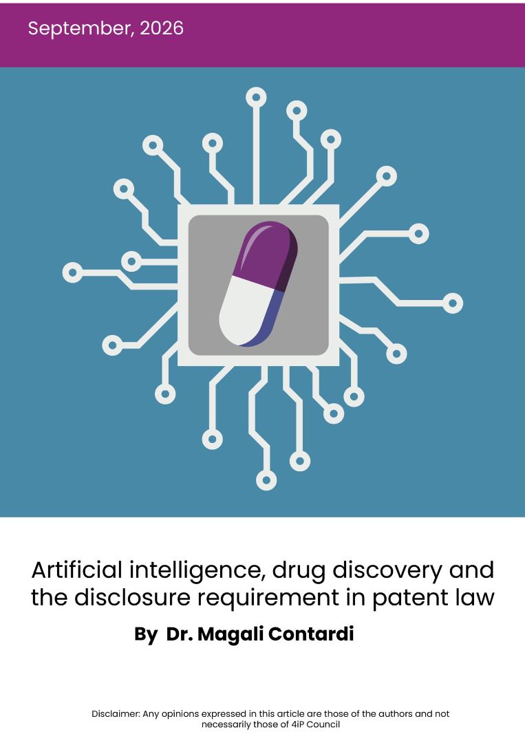 Artificial intelligence, drug discovery and the disclosure requirement in patent law