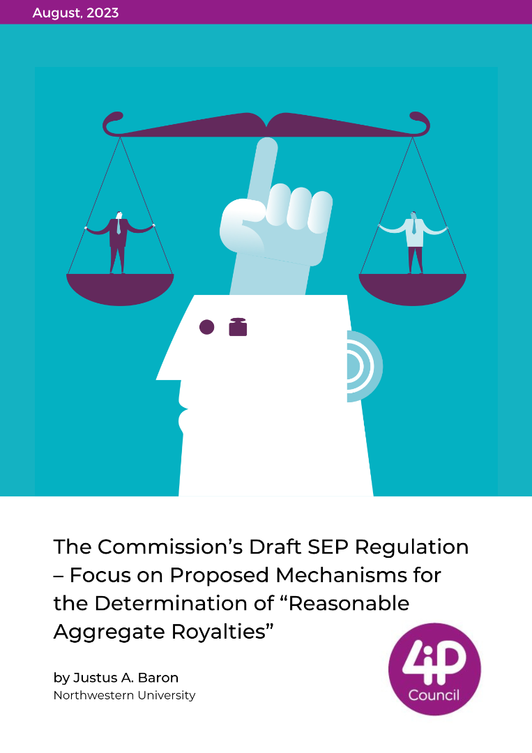 The Commission’s Draft SEP Regulation – Focus on Proposed Mechanisms for the Determination of “Reasonable Aggregate Royalties”