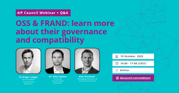OSS & FRAND: learn more about their governance and compatibility
